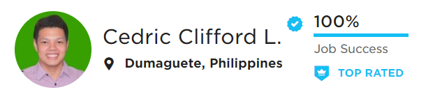 Upwork Profile Cedric Lajato